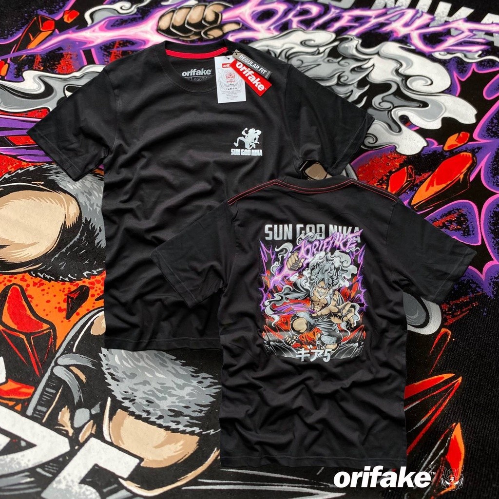 Anime Gear 5 เสื้อยืดสีม่วง