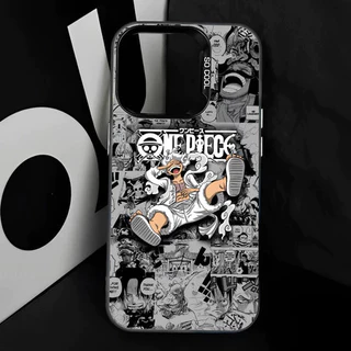 เคสโทรศัพท์ลายลูฟี่จาก One Piece ใช้ได้กับ iPhone 17Air/16/15Plus/14ProMax/12/13Pro/11,X/XR กันกระแทกและกันรอยขีดข่วน
