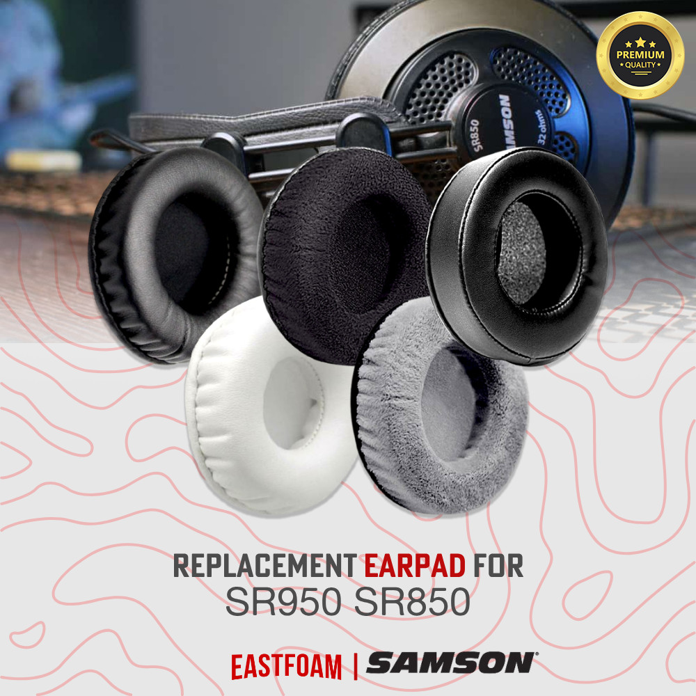 Earpad Earcup แผ่นรองหูฟัง Samson SR950 SR850 SR 850 950 แผ่นโฟม