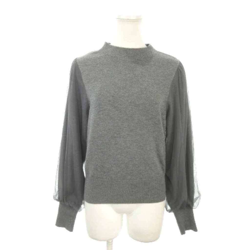 UNITED ARROWS green label relaxing Knit gray Long sleeves Direct from Japan Secondhand
