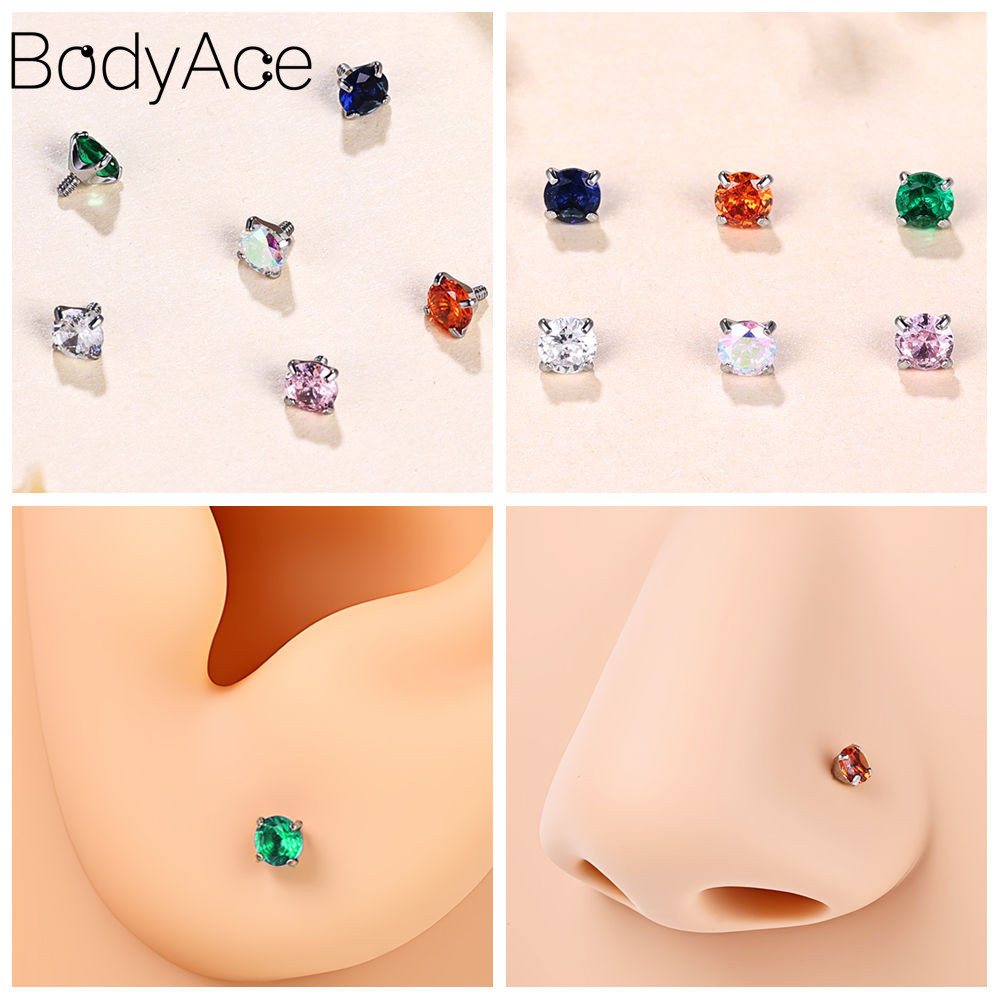 Bodyace ต่างหู titanium ขนาด 16G/18G/20G รูปที่ 7