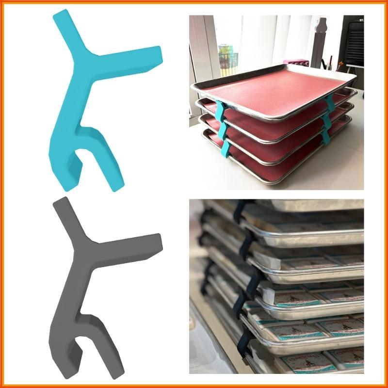 Topsky Tray Rack Baking Ttacker Set Space Saving Solution Tray Stacker Set