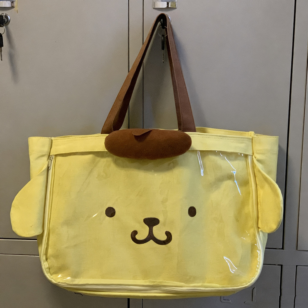 กระเป๋าโท้ตสไตล์พุดดิ้งน่ารัก ขนาดใหญ่พิเศษ สำหรับนักเรียนสาว