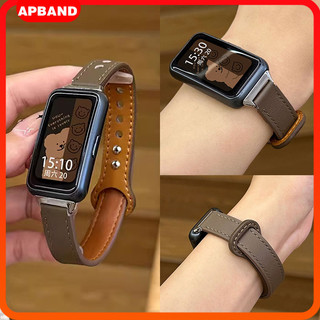 สายรัดหนัง for Smartwatch Huawei Band 11 /11 Pro /10 9 8 NFC สายรัดนาฬิกาเปลี่ยนกีฬา อุปกรณ์เสริมสร้อยข้อมือ