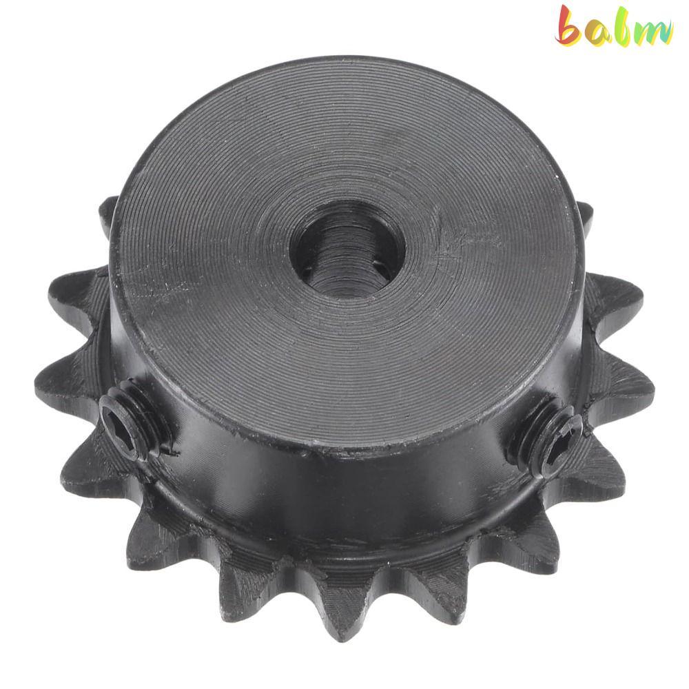 BALM 17 ฟันเกียร์, 25 โซ่เดี่ยว Strand 1/4 "Pitch Roller Sprockets, ปฏิบัติ C45 เหล็กคาร์บอนสีดําออก