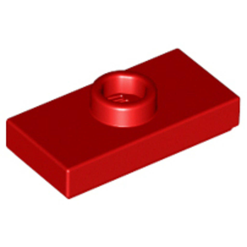 Brick2cube Part - Plate, Modified 1 x 2 with 1 Stud with Groove and Bottom Stud Holder (Jumper) - 15573