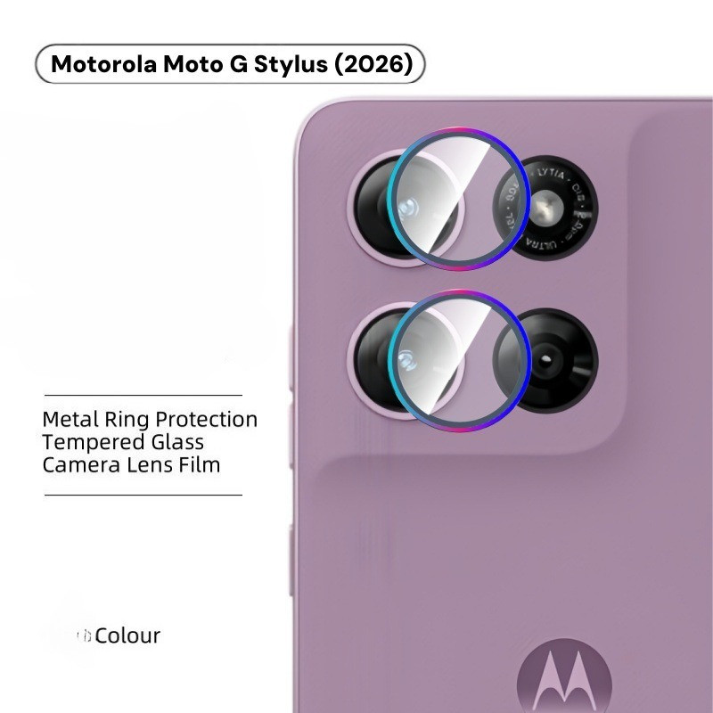 โลหะเลนส์กล้องสําหรับ Motorola MOTO G STYLUS 5G 2026 แหวนป้องกันกล้องสําหรับ MOTO G STYLUS 5G Len ฟิ