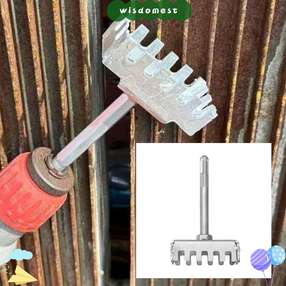 WISDOMEST Square Hole Punch, Multi-function Portable Square Hole Punch Drill, สี่เหลี่ยมผืนผ้า Slote
