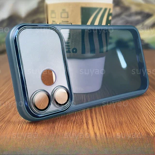 สําหรับOppo A6C 4G 2026 เคสโทรศัพท์สแควร์ปลอกOppoA6C A6S OppoA6S Clear Softคู่เปลือกกันกระแทกTPUซิลิโคนชุบโปร่งใสแฟชั่นปกหลัง