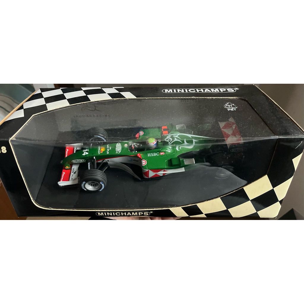 [Orphans] Mini Cut Minichamps 1: 18 Jaguar rb5 Webb Jaguar (เสืออเมริกา) Fleet 2004 Racing Season RB