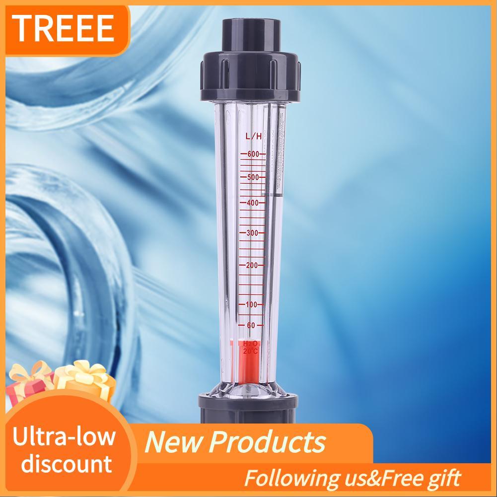 treee Peak Meter ประเภทท่อ น้ำของเหลวทันที 60 600L H พลาสติก Rotameter LZS 15D