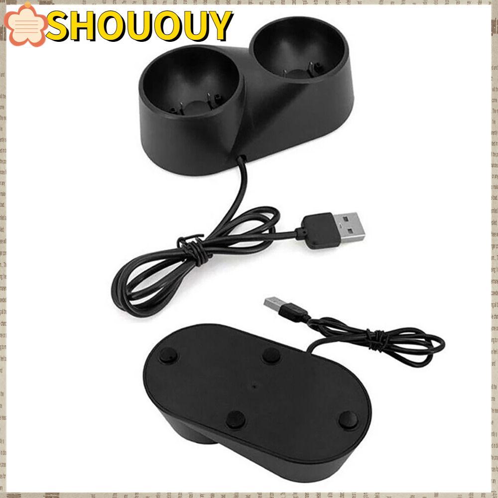 SOUUY VR Move Charger สําหรับ PS4 Dual Controller Holder VR Controller ชาร์จสําหรับ PS4 Move