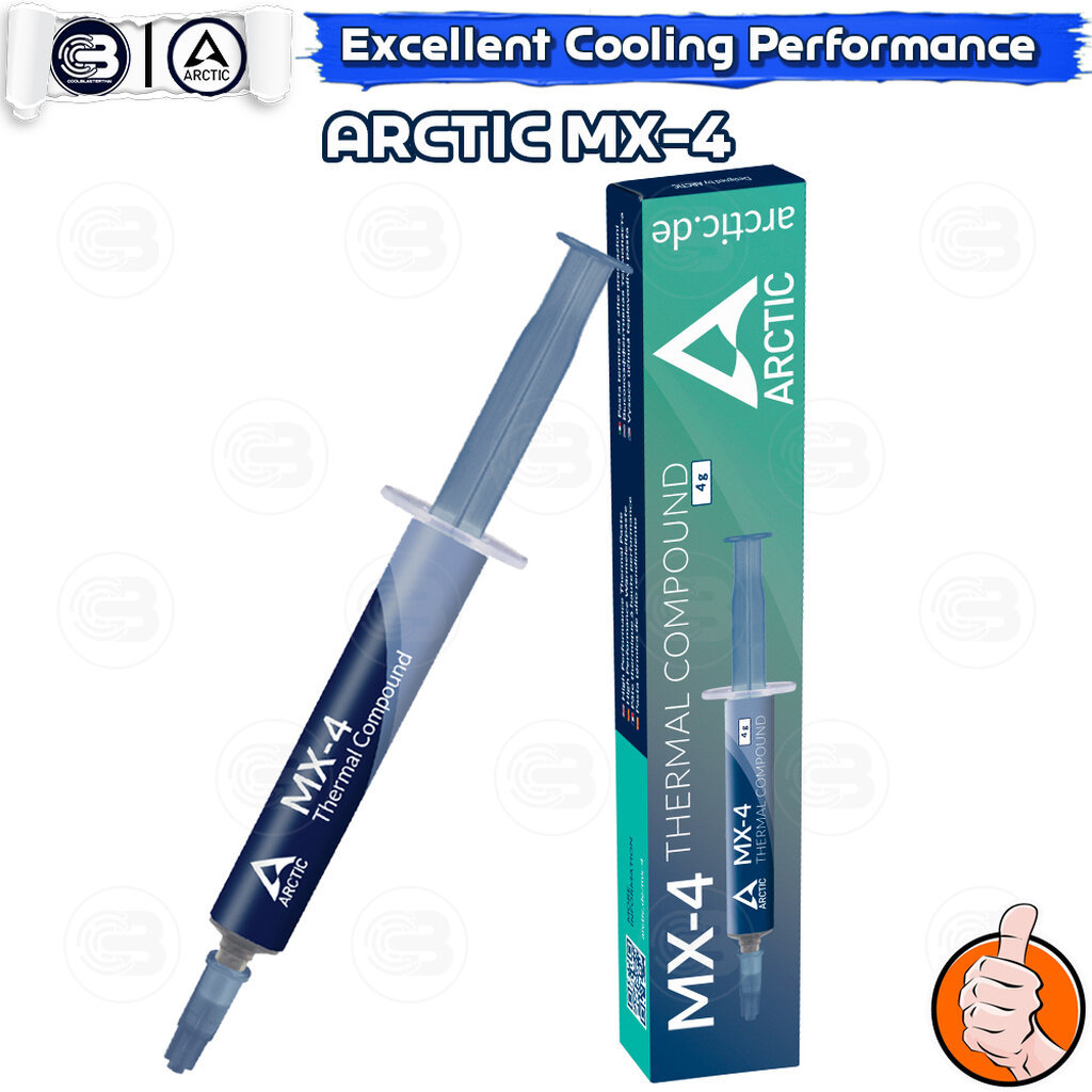 [CoolBlasterThai] Arctic MX-4 4g. Thermal compound (Heat sink silicone) (ซิลิโคนนำความร้อน)