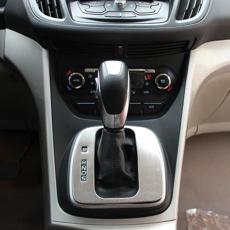 My Good Car สําหรับ Ford kuga Escape 2013 2014 2015 แผงเกียร์สติกเกอร์ตกแต่งภายใน trim สําหรับ kuga 