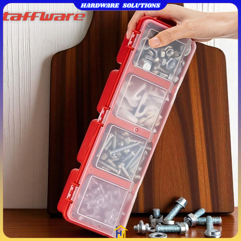 Taffia Bolt Storage Box Organizer Box Screw Tool Box 4 Slots - INU115