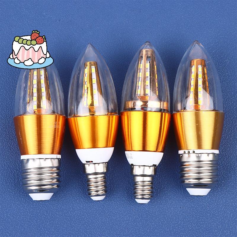 [Sep-t] E14 E27 LED Retro หลอดไฟเทียน 220v หลอดประหยัดไฟ 5W 7W Spotlight illa Lampara โคมระย้าสําหรั
