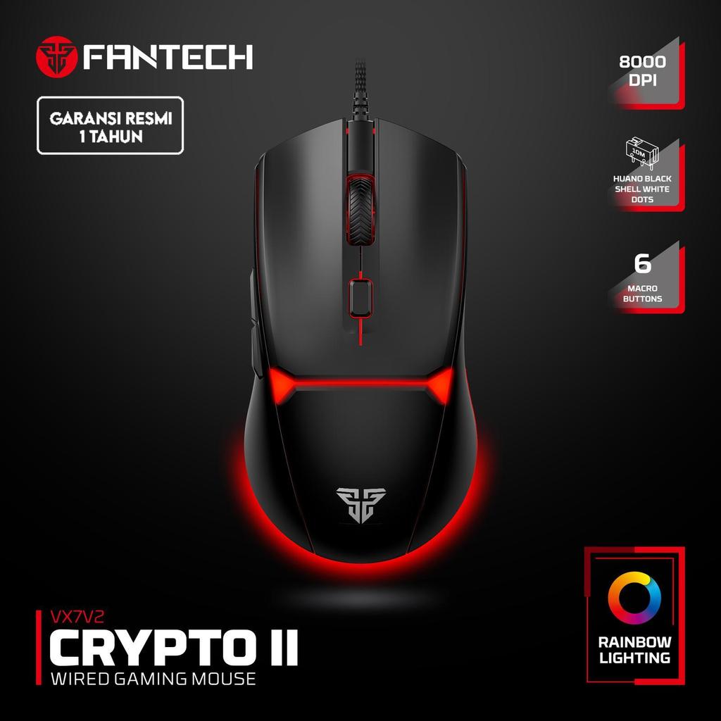 เมาส์สําหรับเล่นเกม Fantech CRYPTO II VX7 V2