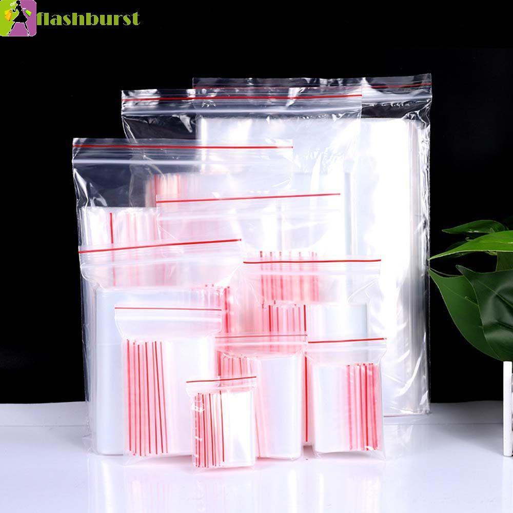 FLASHBURST ที่เก็บอาหาร ถุงพลาสติก PE ใส Zero Waste กันความชื้น