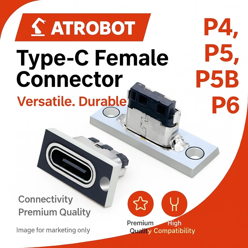 CHT Series USB Type-C Female คอนเนคเตอร์ S023R/P5 พอร์ตเมีย ขนาดเล็ก พกพาง่าย สำหรับงาน Maker/IoT