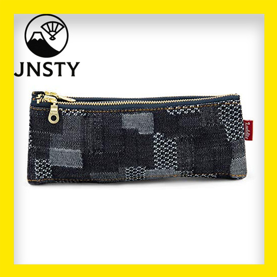 【Direct From Japan】 Luddite Bendy Pen Case Denim Patchwork LDD-BNPN-101