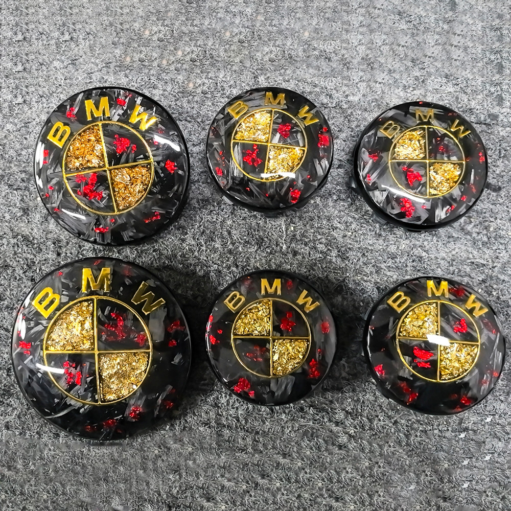 คาร์บอนไฟเบอร์แท้ Badge Hood โลโก้ด้านหลังสัญลักษณ์สําหรับ BMW 2 series F22 F23 F44 F45 F46 G42 F74