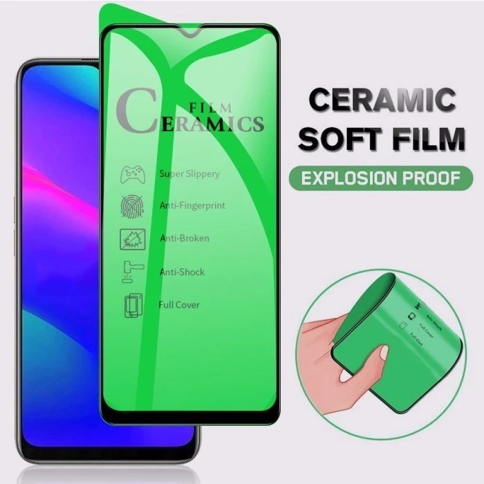 ANTI SCRATCH CERAMIC 5D FULL COVER OPPO A1K F11 F11 PRO F9 F9 PRO F7 F7 PRO R17 PRO A15 A15S A16 A16