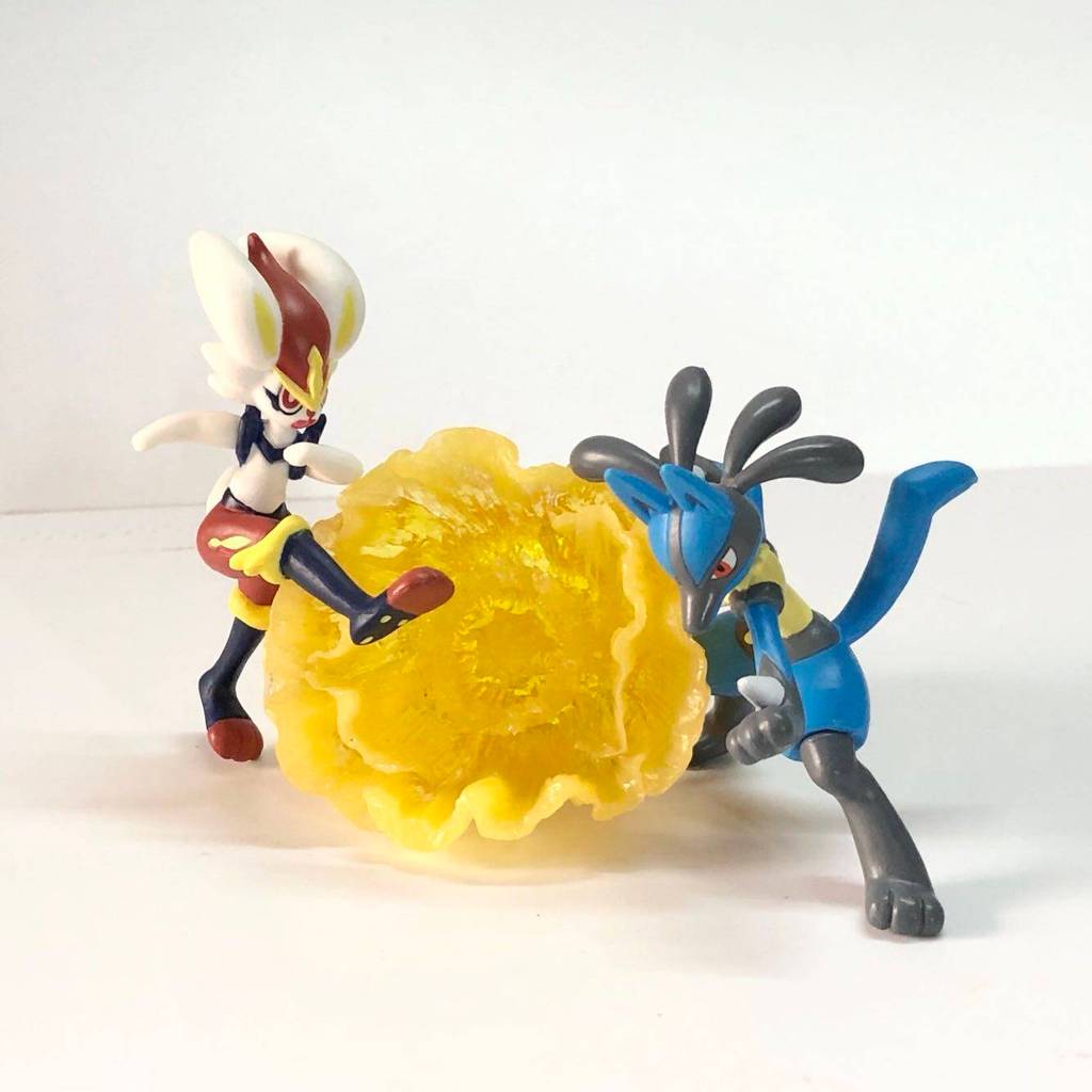 Pokémon Pokemon Pokemon Pokemon Lucario Yantuer ตอน 3 ตุ๊กตา Ace กระพริบ