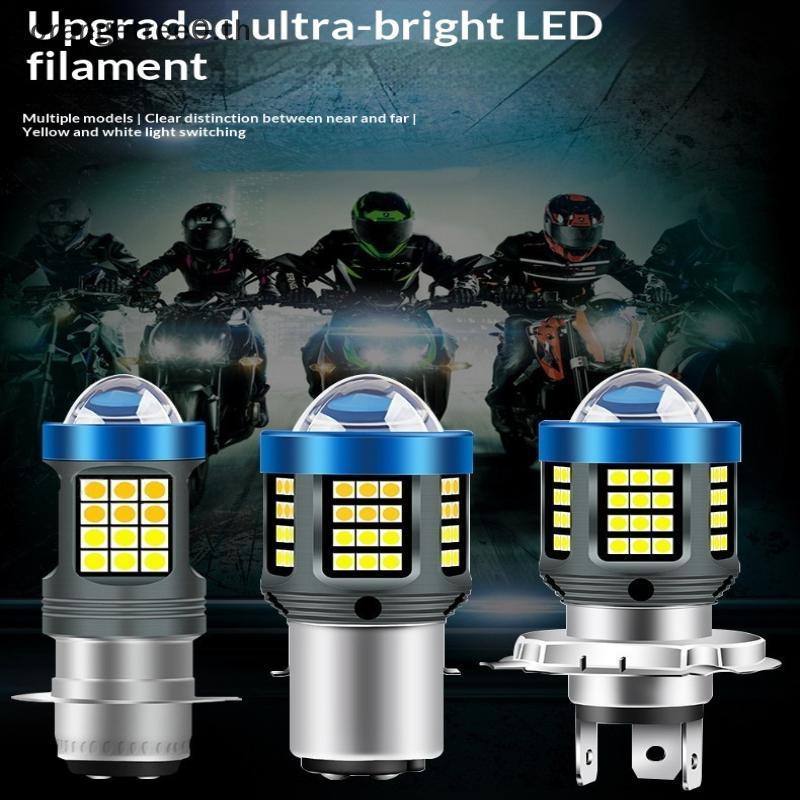หรือ 1/2 ชิ้น 120 วัตต์ H4 ไฟ LED สําหรับรถจักรยานยนต์ 360° ไฟหน้า Super Bright H4 H6 T19 P15D oe