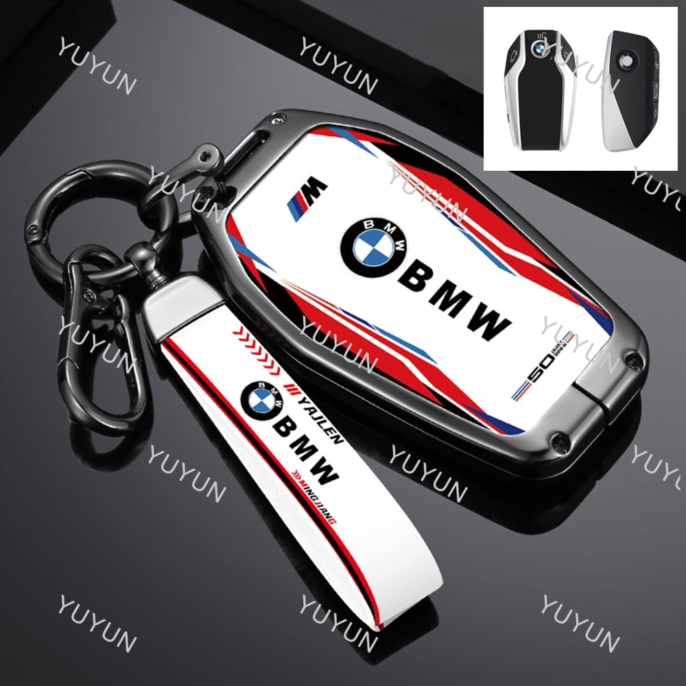 LF สังกะสีอัลลอยด์ใหม่สมาร์ทซิลิโคนเหลวกุญแจรถสําหรับ 2023 ใหม่ BMW I3s I4 M50 I5 I7 I8 IX M60 IX1 I