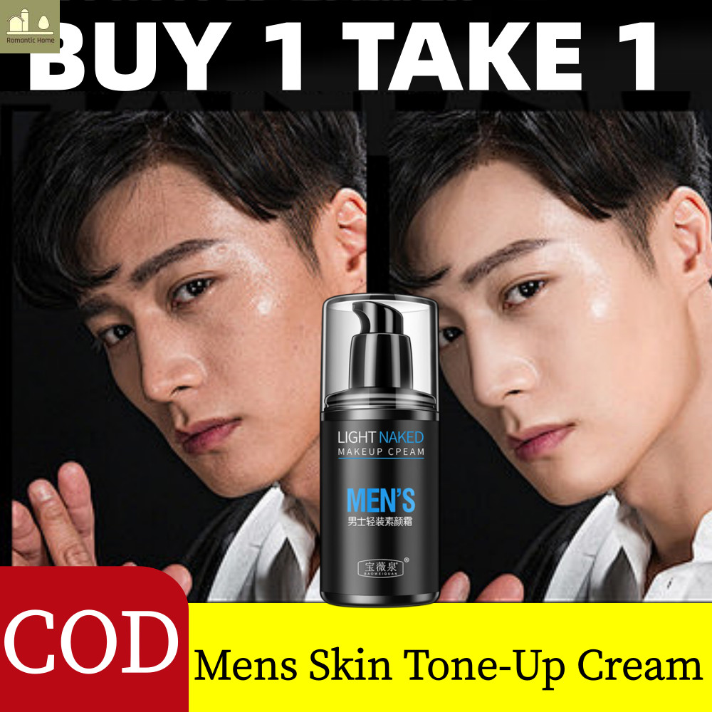 【ซื้อ 1 แถม 1】baoweiquan บีบีครีมทาหน้าผู้ชาย ครีมแต่งหน้าผู้ชาย Bb Cream Men ครีม ผู้ชาย โทนอัพครีม