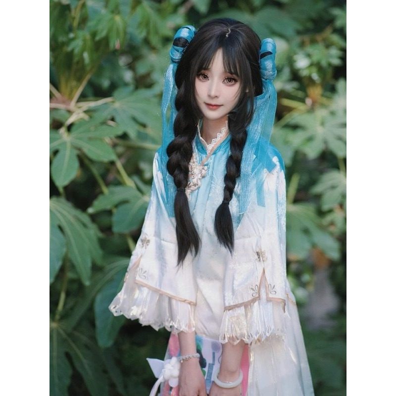 Xishi Poetry Jiangnan cos Xishi Poetry Jiangnan cos วิกผม Xishi บทกวี Jiangnan cos เสื้อผ้าบทกวี Jia