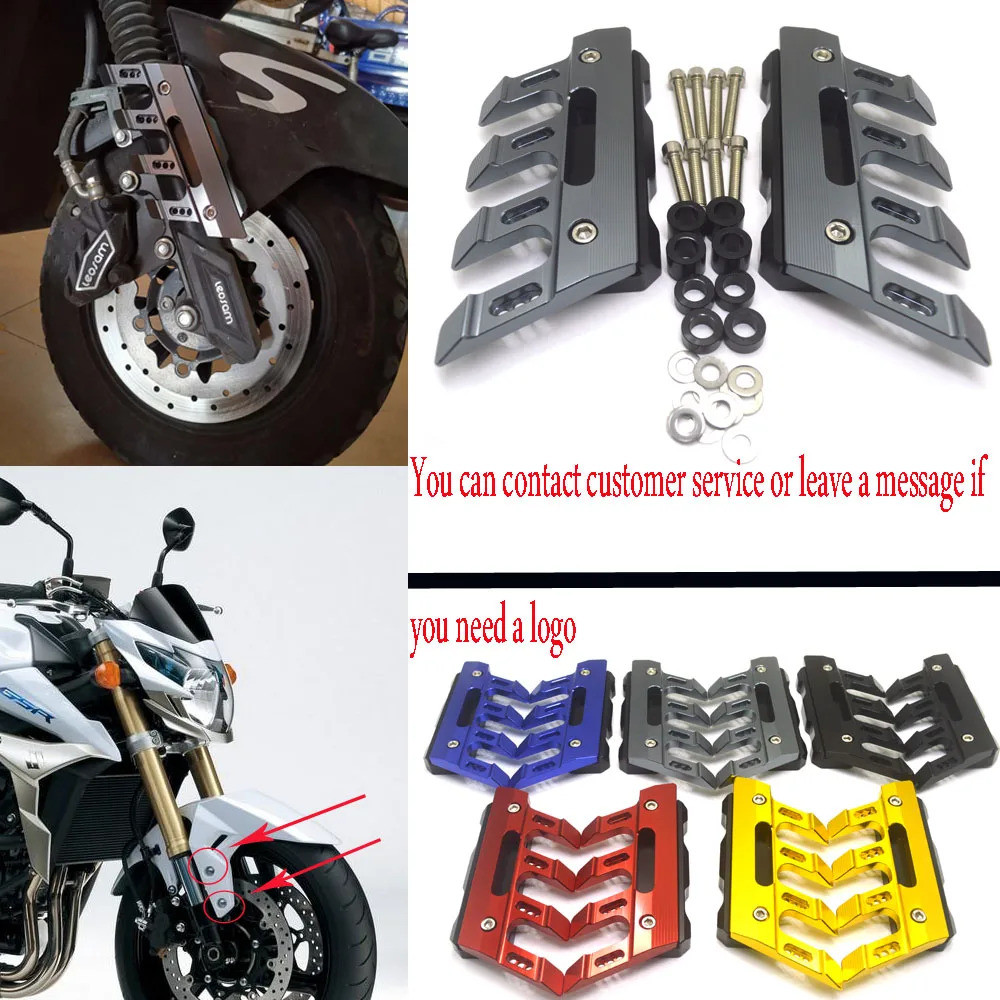Front shock absorber fender protection cover FOR SUZUKI HAYABUSA/GSXR1300 B-KING GSR600 GSR400 GSR M