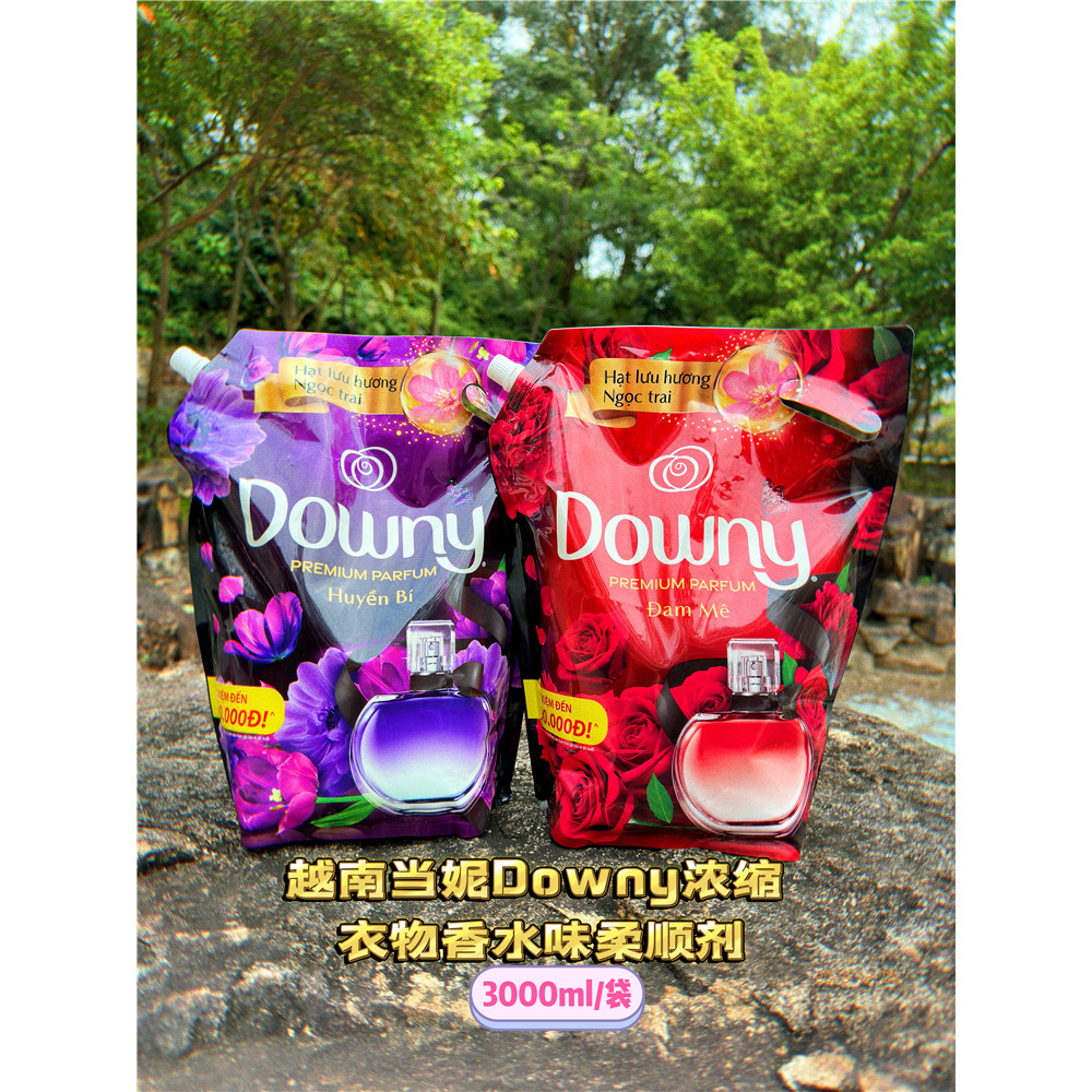 เวียดนาม Downy Downy เสื้อผ้า Softener น้ํายาซักผ้า Anti-Static Soft Secret Rose Fragrance Concentra