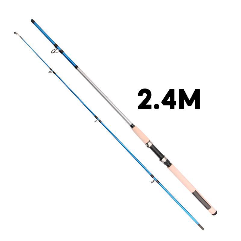 การรับประกัน 1 ปี ใหม่คันเบ็ด 2ส่วน Spinning Rod 1.8/2.1/2.4/2.7/3M เบ็ดตกปลา ML คันเบ็ด คาร์บอนแบบพกพาเบ็ดตกปลา - รูปที่ 6