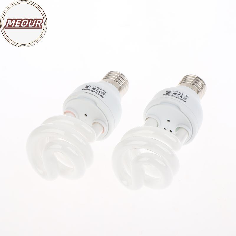 Meour 1 ชิ้นเต่า Lizard งูสัตว์เลื้อยคลานความร้อนโคมไฟ 13 W/26 W UV Rays ประหยัดพลังงาน Terrarium Ba
