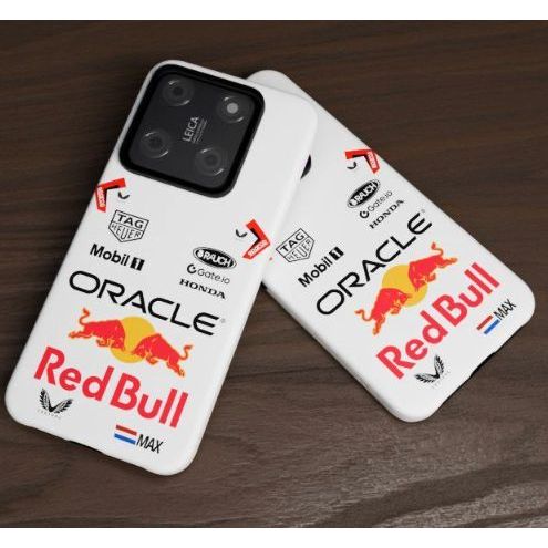F1 Racing Style RED BULL Phone Case, Verstappen, 17air, 17promax, 14plus Phone Wear-Resistant Shock-