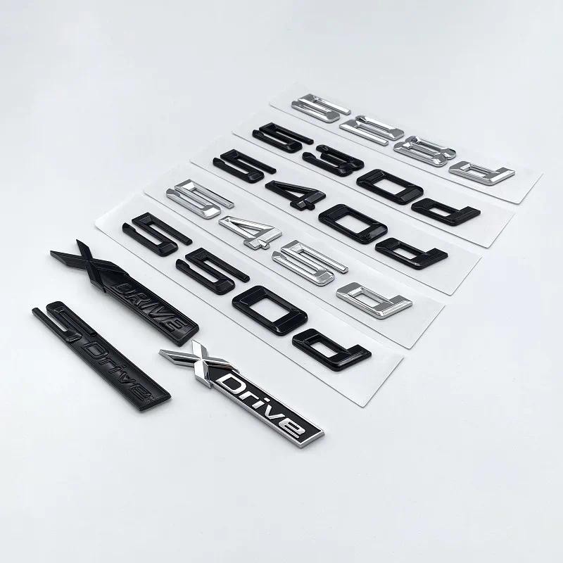 เก่าจํานวนตัวอักษร 520d 525d 528d 530d 535d 540d 545d โลโก้สติกเกอร์สัญลักษณ์สําหรับ BMW 5 Series E3