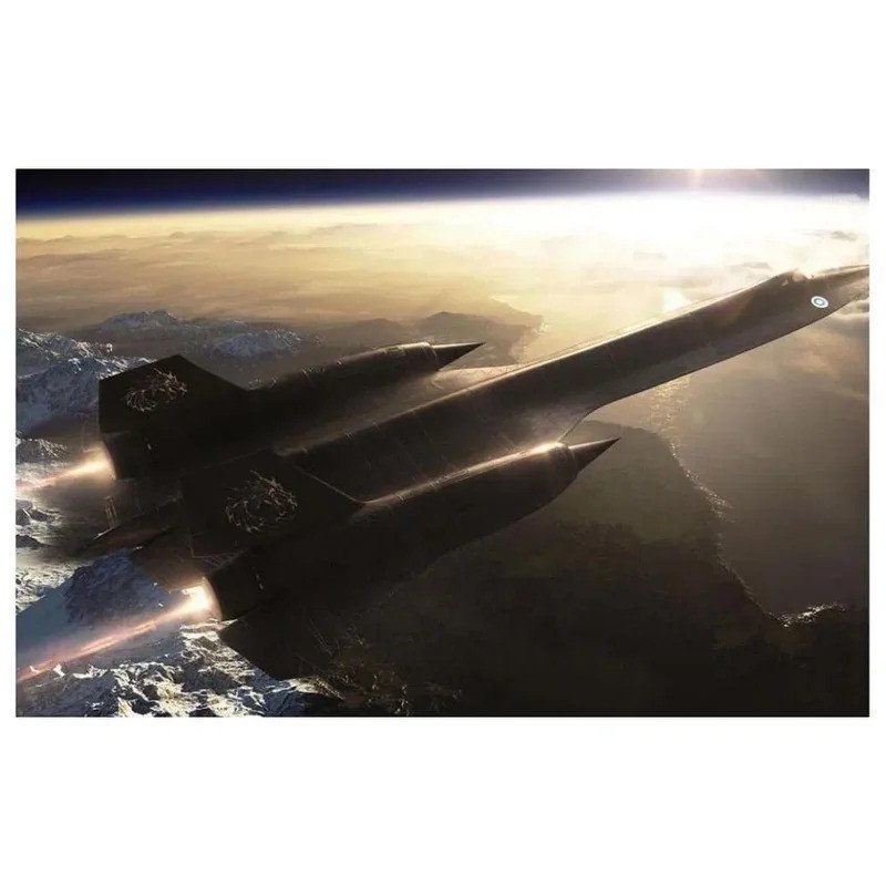 Lockheed Sr-71 Blackbird เครื่องบินโปสเตอร์พิมพ์สําหรับ Home Modern Wall Art ห้องนั่งเล่นห้องนอนห้อง
