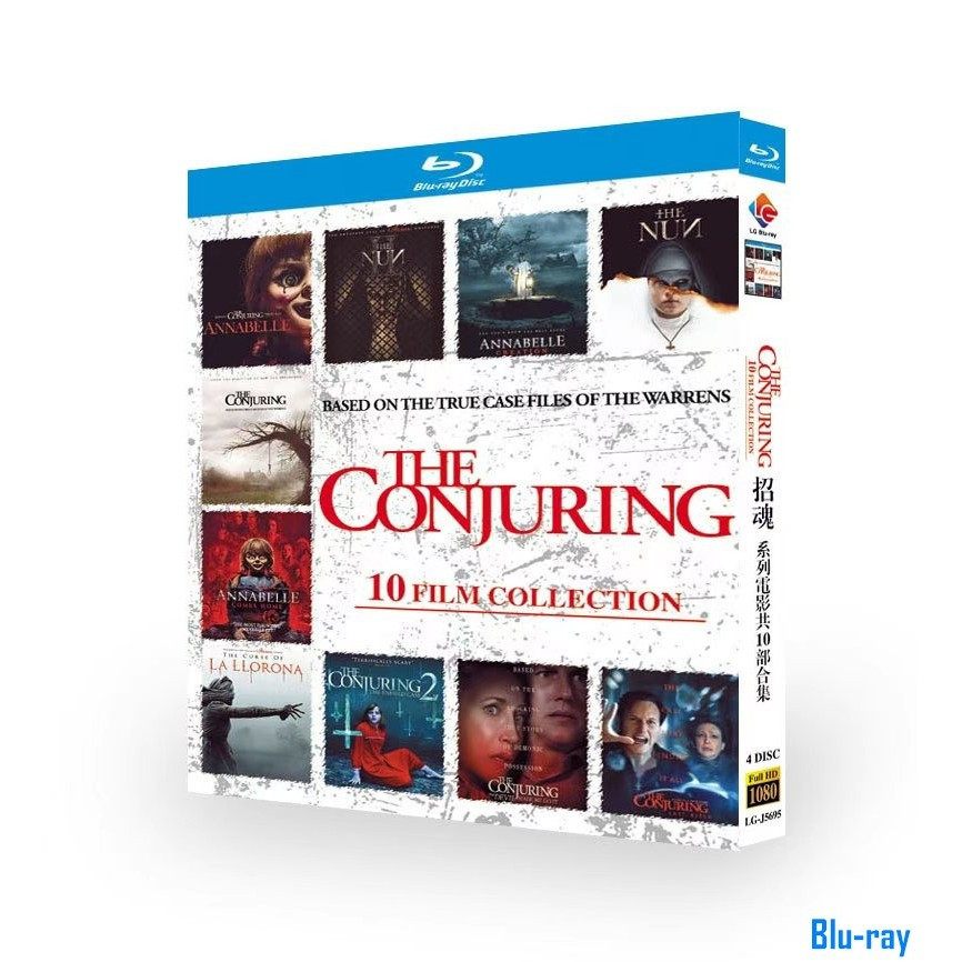 [BRAND NEW SEALED] American Film The Conjuring All Movies (2025) กล่อง Blu-ray 4 แผ่น