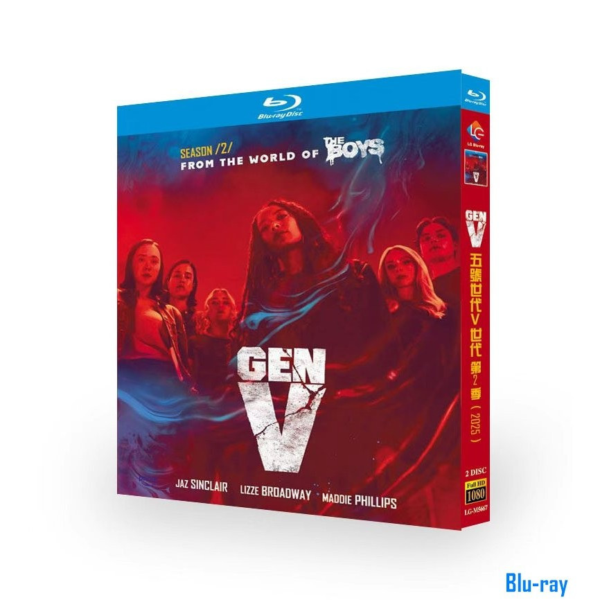 [BRAND NEW SEALED] American Drama Gen V Season 2 (2025) กล่อง Blu-ray 2 แผ่น