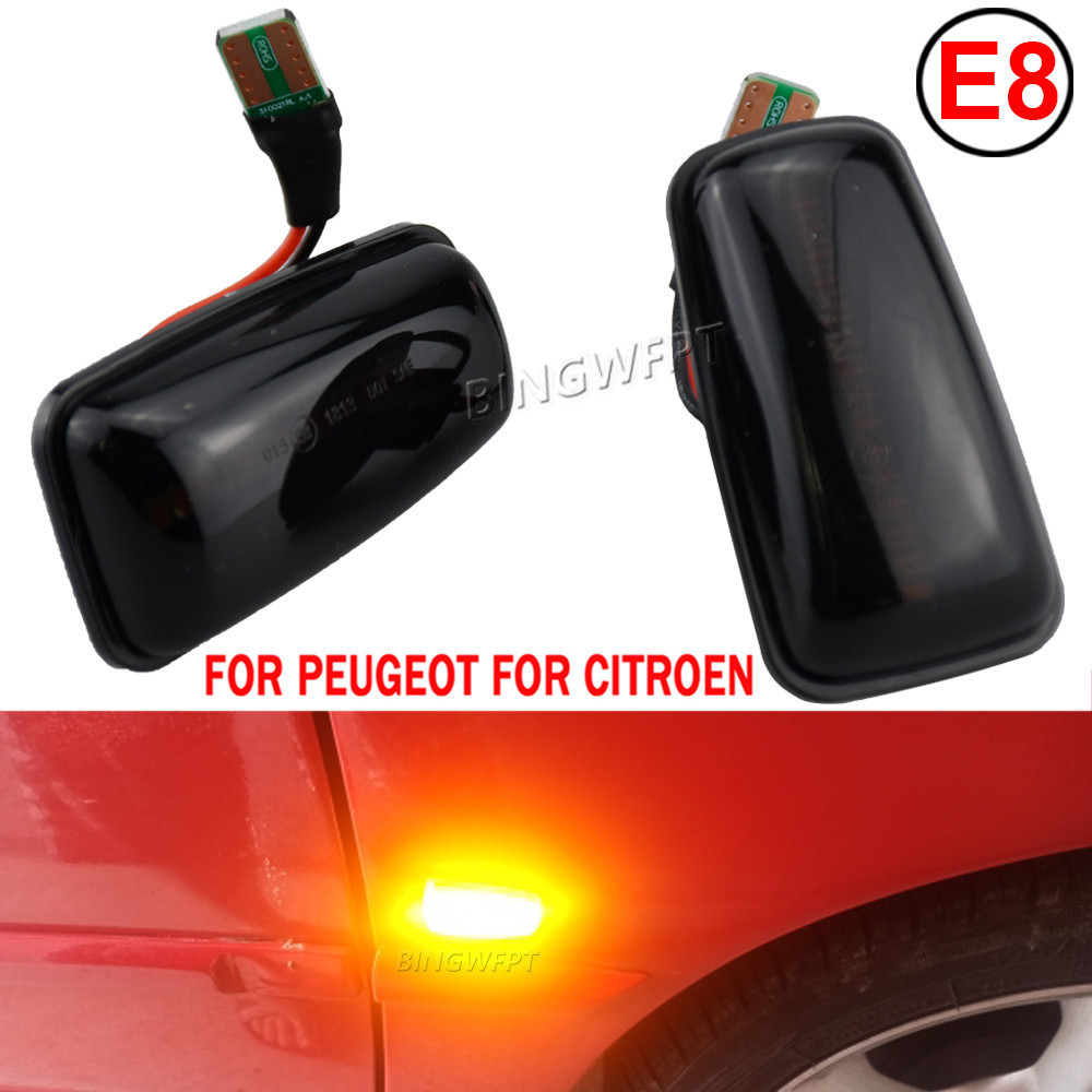 LED สําหรับ Peugeot 306 106 406 806 Citroen XM ZX Break Xsara Xantia Fiat กระพริบรถเลี้ยวสัญญาณโคมไฟ