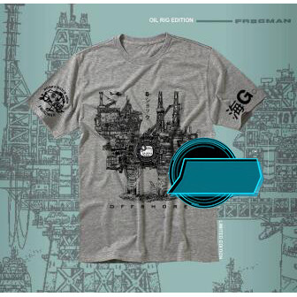 เสื้อไมโครไฟเบอร์เสื้อยืด Offshore Engineering