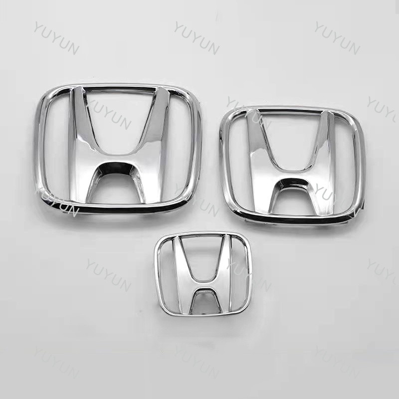 LF Honda LOGO EMBLEM Jazz / City / HRV / Civic ES FC FB FD/ BRV / GLOSSY H โลโก้ (ด้านหน้าและด้านหลังและตี)
