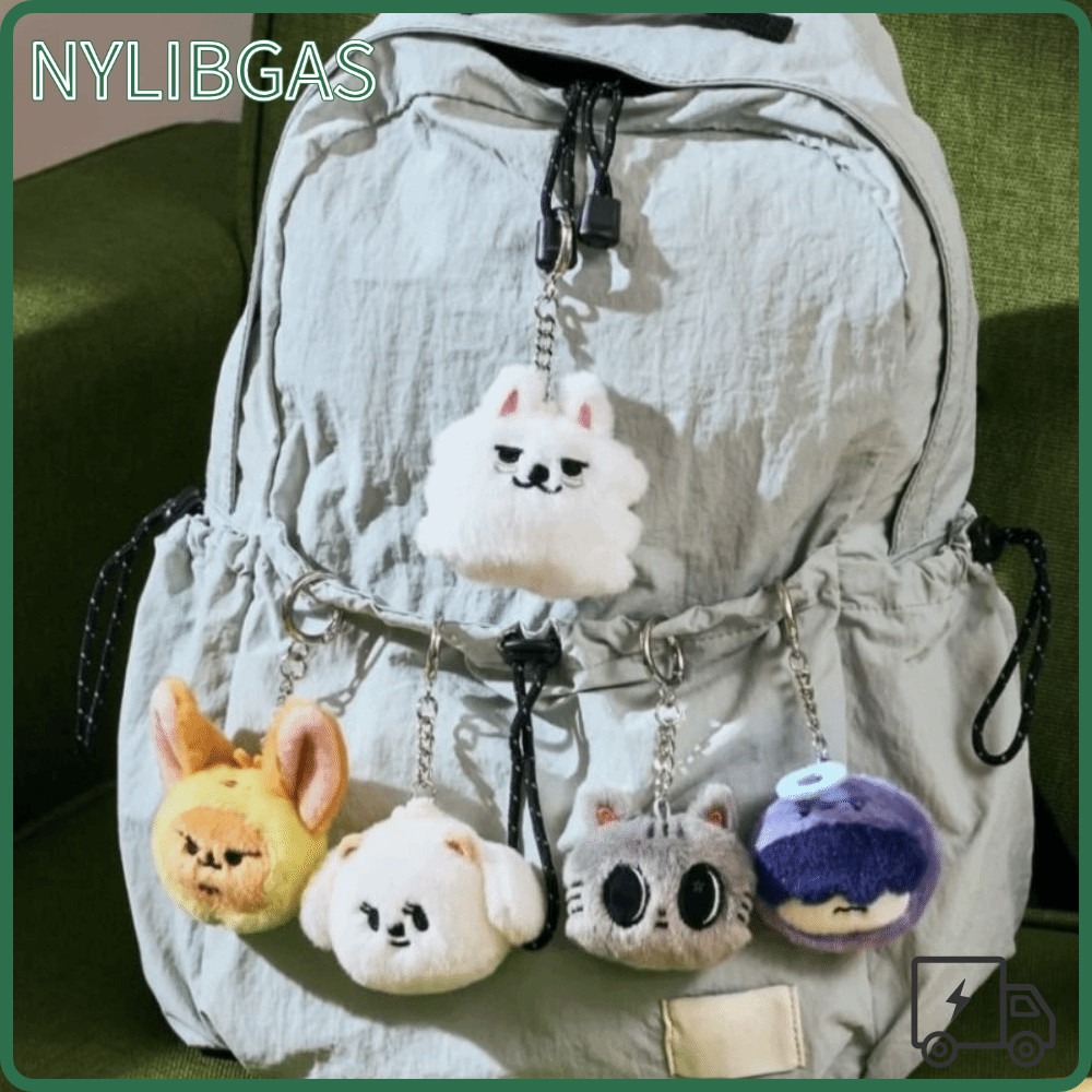 NYLBAS PPULBATU พวงกุญแจตุ๊กตา,การ์ตูนผ้าฝ้าย TXT ตุ๊กตาตุ๊กตา,Kpop ตุ๊กตาสัตว์พวงกุญแจ