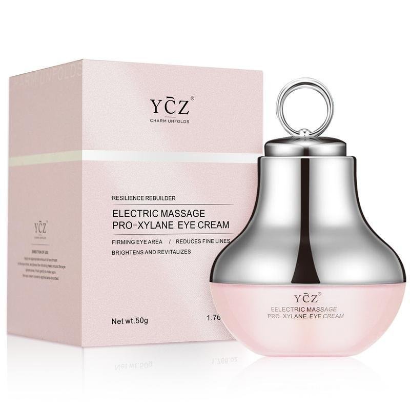 YCZ Electric Massage Eye Cream for Dark Circle, Firm and Smooth of Fine Lines, Eye Treatment and Car