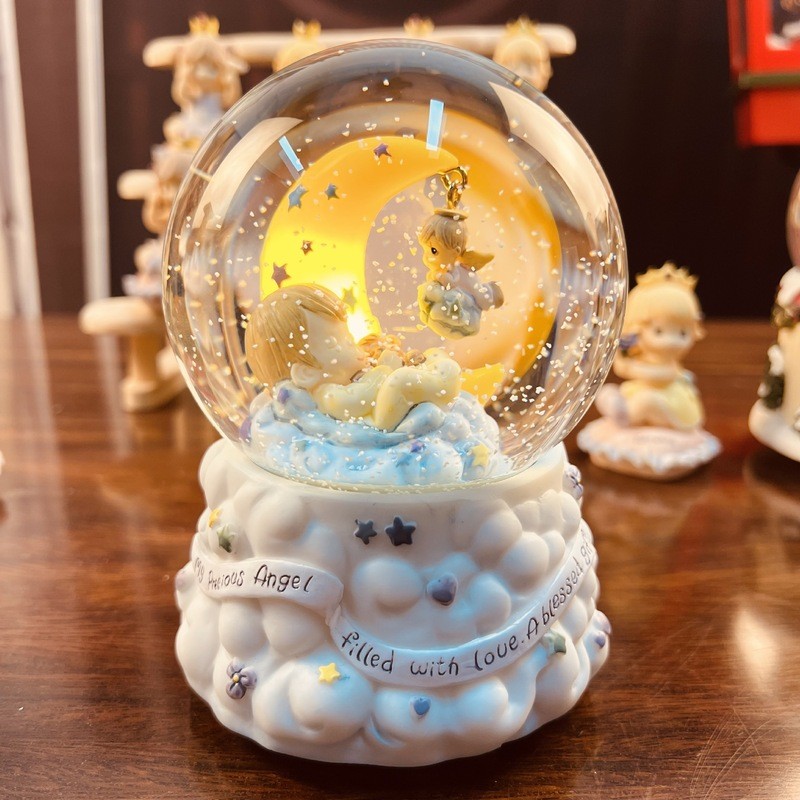 ละครเกาหลี Mygirl Luminous Snow Crystal Ball กล่องดนตรีฟรีเด็กสาวของขวัญวันเกิดสาวของฉันสไตล์เดียวกั