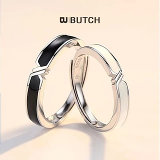 แหวน แหวนคู่ แหวนแฟชั่น แหวนเงินแท้ 925 แหวนปรับได้ แหวนผู้ชายผู้หญิง J007