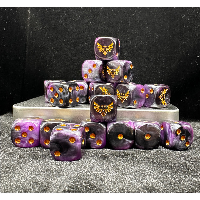 เกมกระดานลูกเต๋า Emperors Son Dice Emperor Dice Warhammer 40K Dice Warhammer AOS Warhammer Dice
