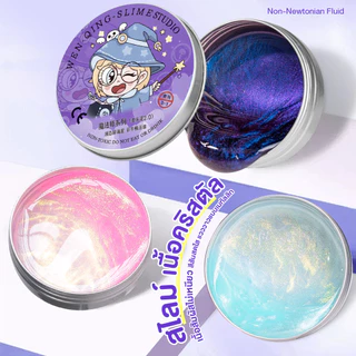 สกุชชี่ PUTTY SLIME พร้อมส่ง สไลม์ฉีกได้ ของเล่นคลายเครียด เนื้อคริสตัลเงา ไม่เหนียวมือ สีสันสดใส สำหรับเด็ก
