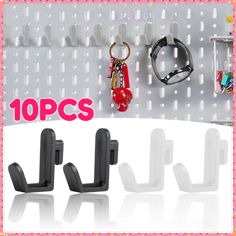 GANTUNGAN เนื้อหา 10 ตะขอ Pegboard ตะขอ Pegboard อุปกรณ์เสริม Pegboard Perforated Board